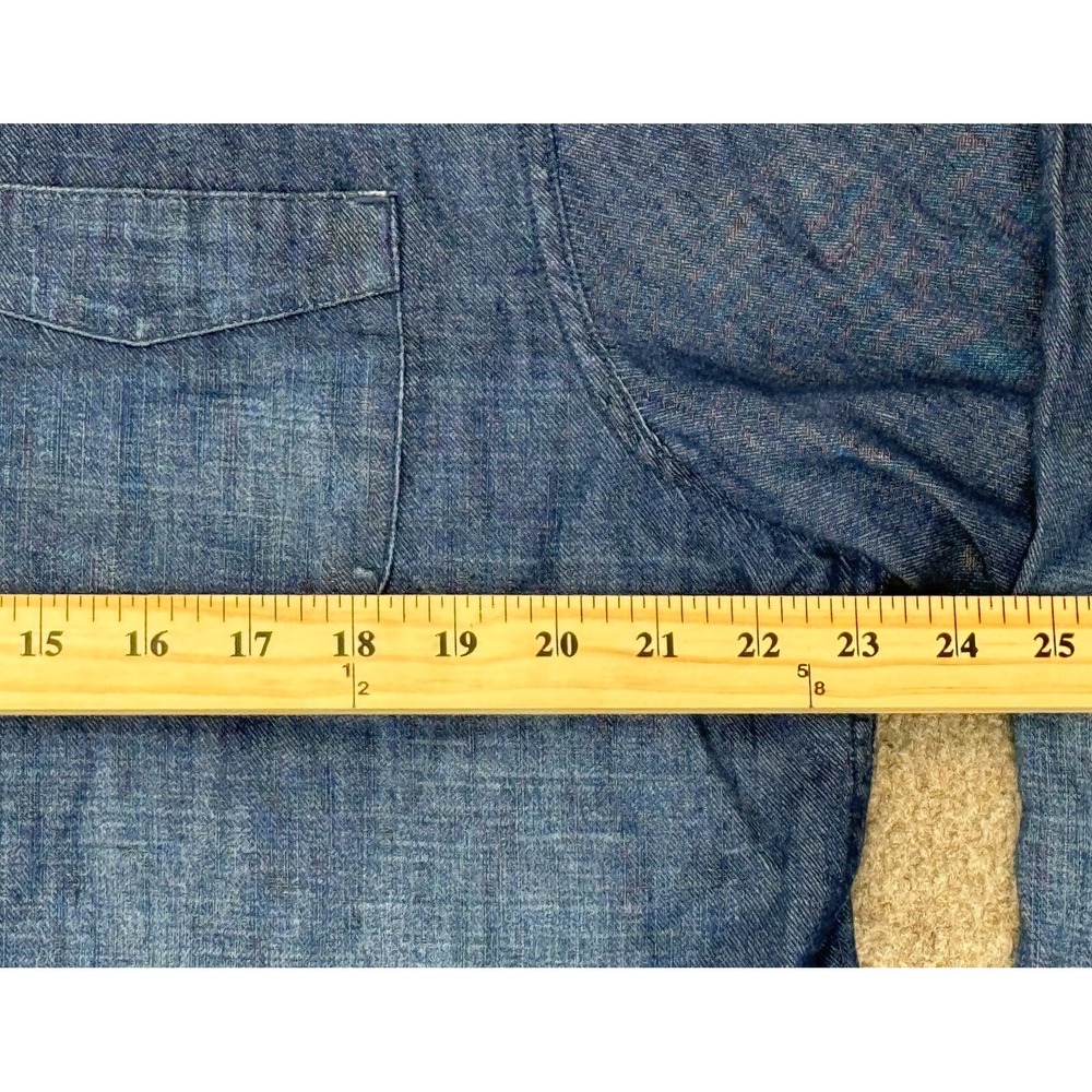 Joe's Jeans The Shirt Long Sleeve Button Up Men's Denim Shirt Size XXL - Picture 10 of 11
